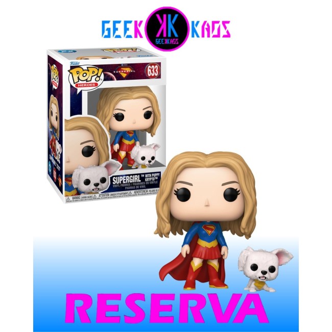 FUNKO POP! - SUPERGIRL - SUPERGIRL WITH PUPPY KRYPTO 633