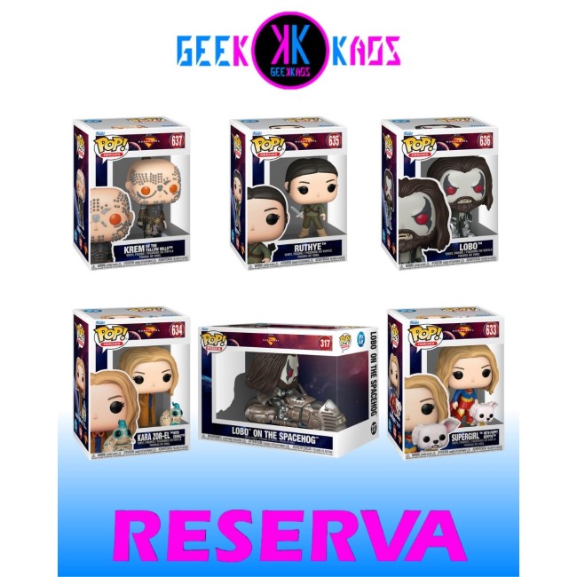 6-PACK - FUNKO POP! SUPERGIRL - 633, 634, 635, 636, 637, 317