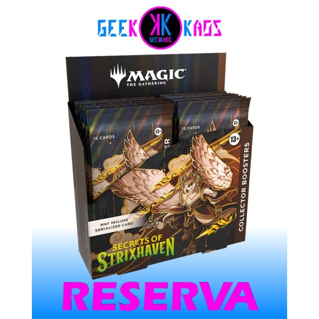 MAGIC: THE GATHERING - SECRETS OF STRIXHAVEN - COLLECTOR BOX DISPLAY (12 SOBRES) - INGLES