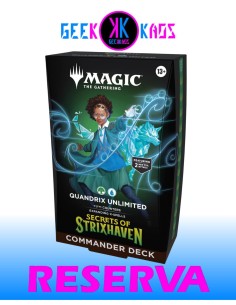 MAGIC: THE GATHERING - SECRETS OF STRIXHAVEN - QUANDRIX UNLIMITED COMMANDER DECK - INGLES