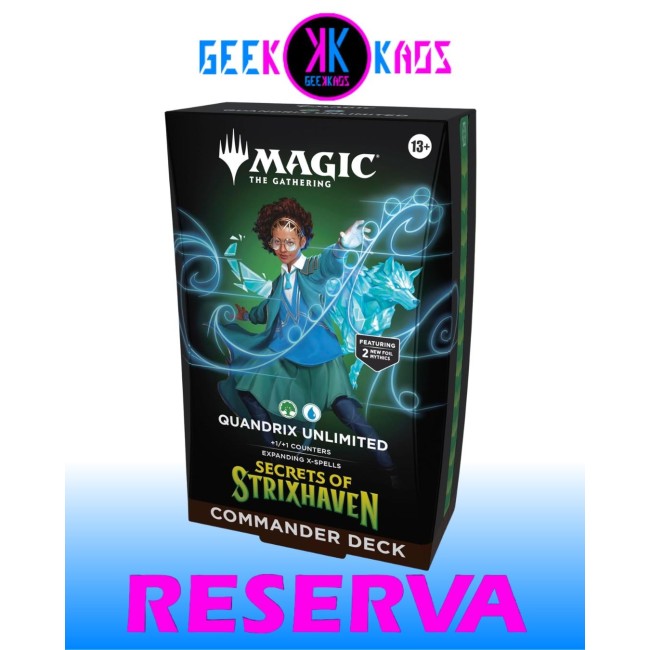 MAGIC: THE GATHERING - SECRETS OF STRIXHAVEN - QUANDRIX UNLIMITED COMMANDER DECK - INGLES