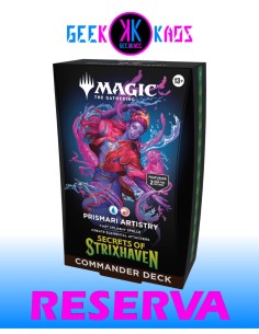 MAGIC: THE GATHERING - SECRETS OF STRIXHAVEN - PRISMARI ARTISTRY COMMANDER DECK - INGLES