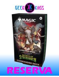 MAGIC: THE GATHERING - SECRETS OF STRIXHAVEN - LOREHOLD SPIRIT COMMANDER DECK - INGLES
