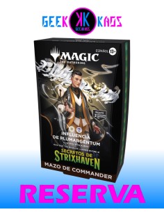 MAGIC: THE GATHERING - SECRETS OF STRIXHAVEN - INFLUENCIA DE PLUMARGENTUM COMMANDER DECK - ESPAÑOL