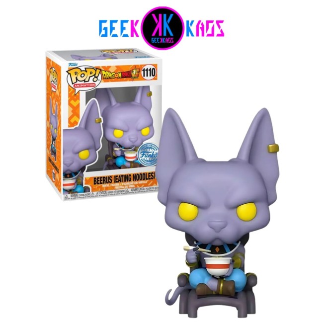 FUNKO POP! - DRAGON BALL SUPER - BEERUS (EATING NOODLES) 1110 (SE)