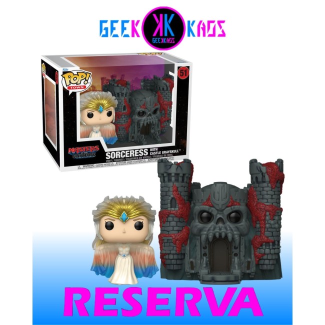 FUNKO POP! TOWN - MASTERS OF THE UNIVERSE - SORCERESS WITH CASTLE GRAYSKULL 51
