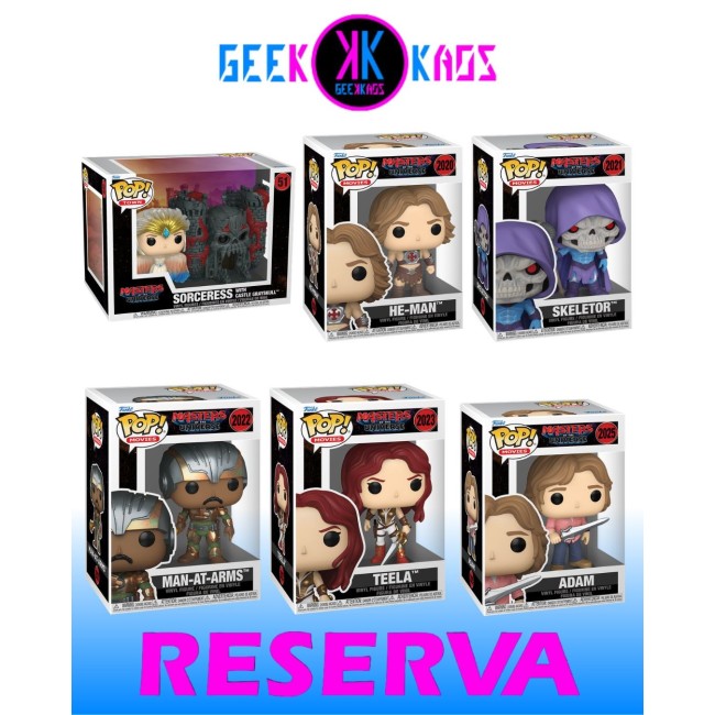 6-PACK - FUNKO POP! MASTERS OF THE UNIVERSE - 51, 2020, 2021, 2022, 2023, 2025