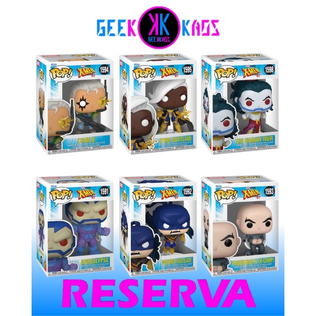6-PACK - FUNKO POP! X-MEN ´97 - 1591, 1592, 1593, 1594, 1595, 1598