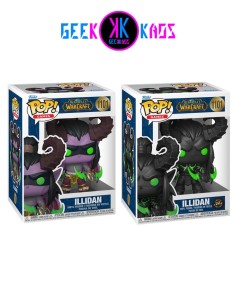 FUNKO POP! - WORLD OF WARCRAFT - ILLIDAN 1101 (BUNDLE REGULAR + CHASE)