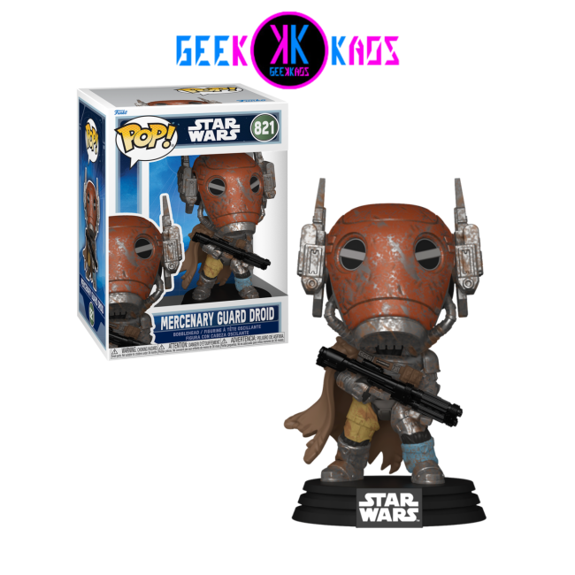 FUNKO POP! - STAR WARS -  MERCENARY GUARD DROID 821