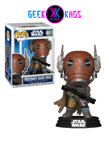 FUNKO POP! - STAR WARS -  MERCENARY GUARD DROID 821