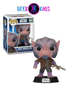 FUNKO POP! - STAR WARS -  ZEB ORRELIOS 822