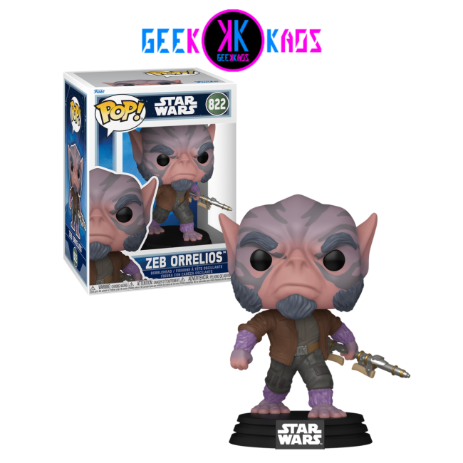 FUNKO POP! - STAR WARS -  ZEB ORRELIOS 822