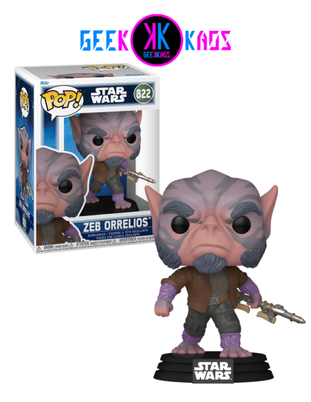 FUNKO POP! - STAR WARS -  ZEB ORRELIOS 822