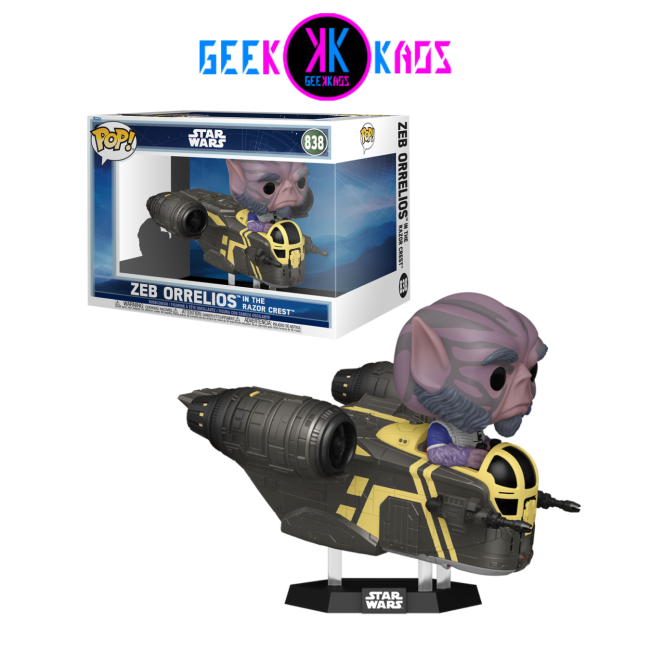 FUNKO POP! - STAR WARS -  ZEB ORRELIOS IN THE RAZOR CREST 838