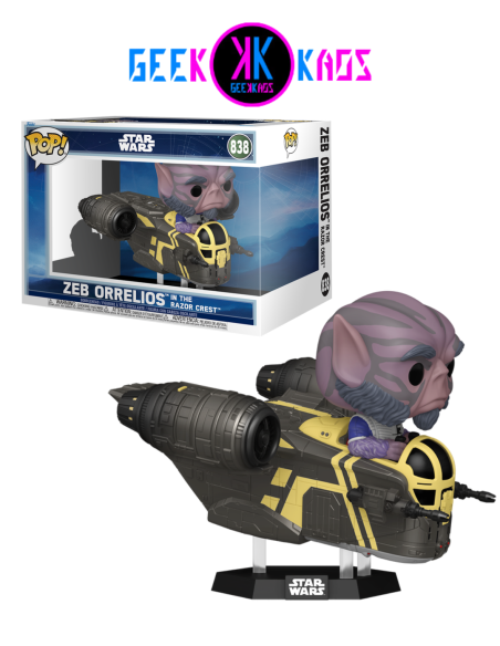 FUNKO POP! - STAR WARS -  ZEB ORRELIOS IN THE RAZOR CREST 838