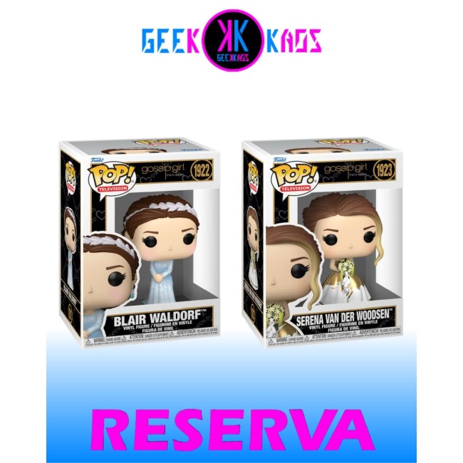 2-PACK - FUNKO POP! - GOSSIP GIRL - BLAIR WALDORF 1922, SERENA VAN DER WOODSEN 1923