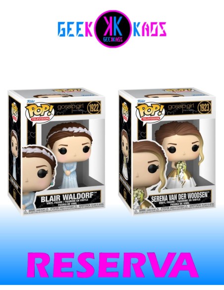 2-PACK - FUNKO POP! - GOSSIP GIRL - BLAIR WALDORF 1922, SERENA VAN DER WOODSEN 1923