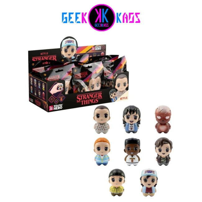 FIGURA MYSTERY - STRANGER THINGS - SQUISH HERO BLIND BAG - YUME TOYS