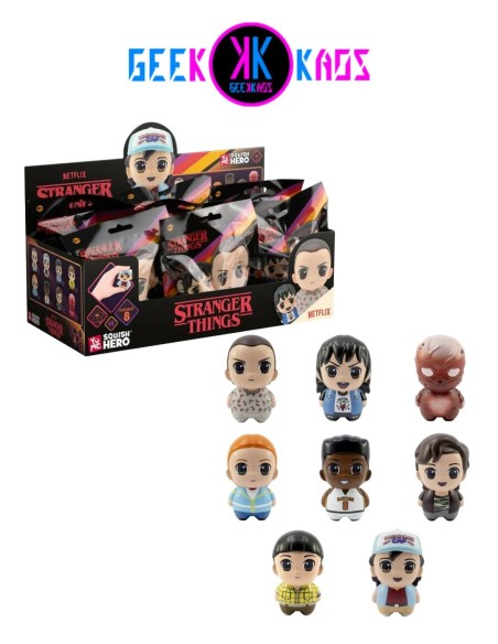 FIGURA MYSTERY - STRANGER THINGS - SQUISH HERO BLIND BAG - YUME TOYS