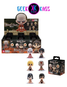 FIGURA MYSTERY - ATTACK ON TITAN - BOBBLE HERO BLIND BOX - YUME TOYS