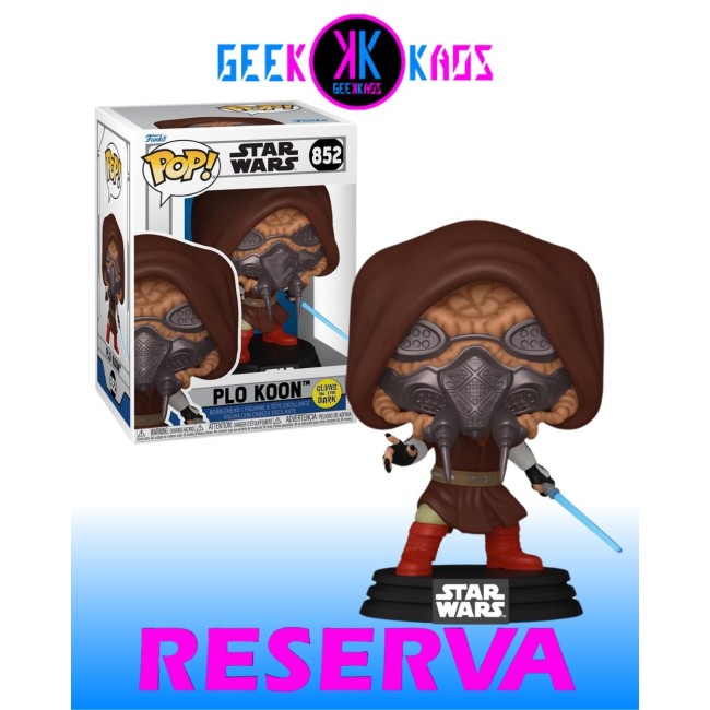FUNKO POP! - STAR WARS - PLO KOON 852 (GITD)