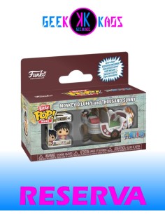 BITTY POP! RIDES - ONE PIECE - MONKEY D. LUFFY WITH THOUSAND SUNNY