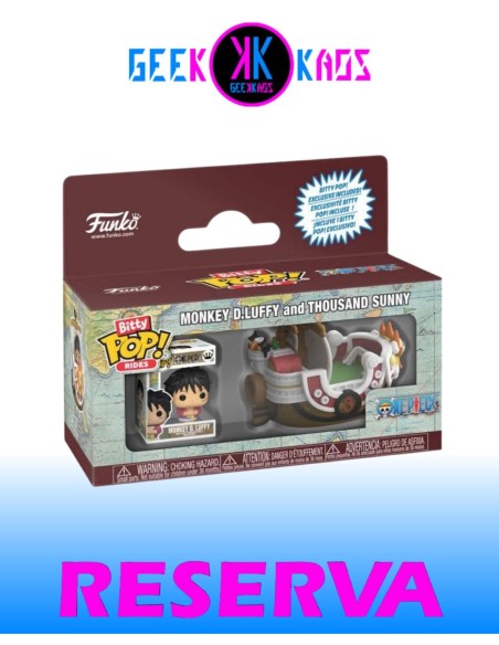 BITTY POP! RIDES - ONE PIECE - MONKEY D. LUFFY WITH THOUSAND SUNNY