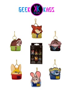 BLIND BOX - ZOOTOPIA - MINI MOCHILA LLAVERO MYSTERY - LOUNGEFLY
