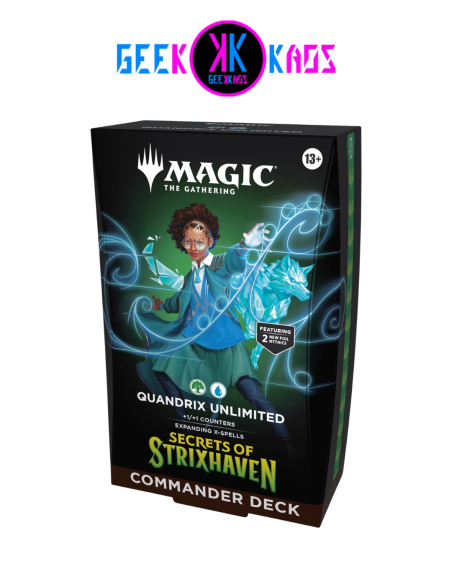 MAGIC: THE GATHERING - SECRETS OF STRIXHAVEN - QUANDRIX UNLIMITED COMMANDER DECK - INGLES