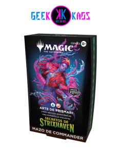 MAGIC: THE GATHERING - SECRETS OF STRIXHAVEN - ARTE DE PRISMARI COMMANDER DECK - ESPAÑOL