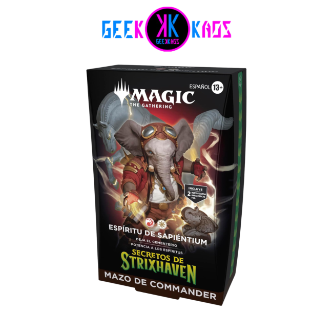 MAGIC: THE GATHERING - SECRETS OF STRIXHAVEN - ESPIRITU DE SAPIENTIUM COMMANDER DECK - ESPAÑOL