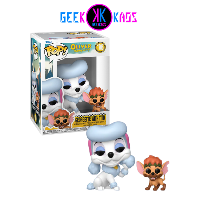 FUNKO POP! - OLIVER & COMPANY - GEORGETTE WITH TITO 1706