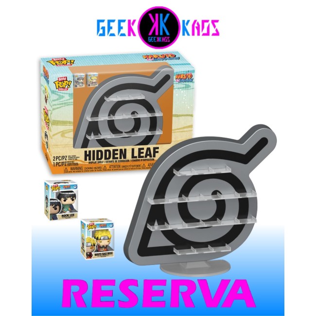 BITTY POP! DISPLAY - NARUTO SHIPPUDEN - HIDDEN LEAF (NARUTO (SAGE MODE) - ROCK LEE)
