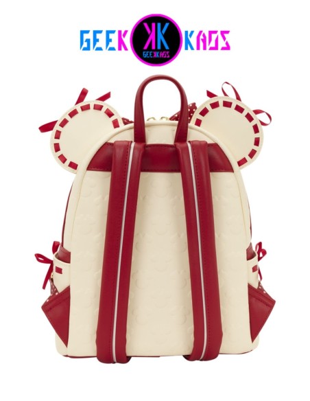 MINI MOCHILA - MINNIE MOUSE - ROCK THE DOTS - LOUNGEFLY