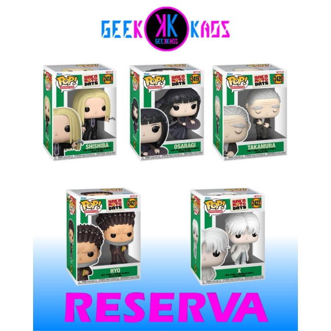5-PACK - FUNKO POP! SAKAMOTO DAYS - SHISHIBA 2418, OSARAGI 2419, TAKAMURA 2420, HYO 2421, X 2422
