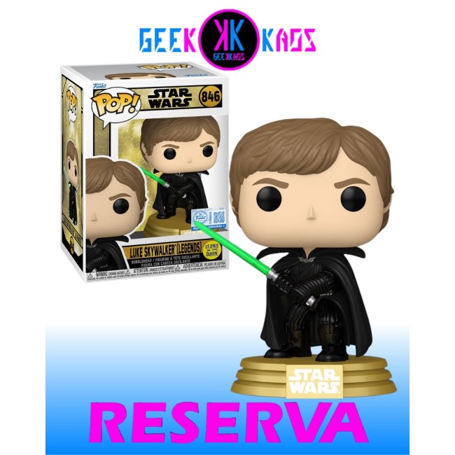 FUNKO POP! - STAR WARS - LUKE SKYWALKER (LEGENDS) 846 (SE) (GITD)