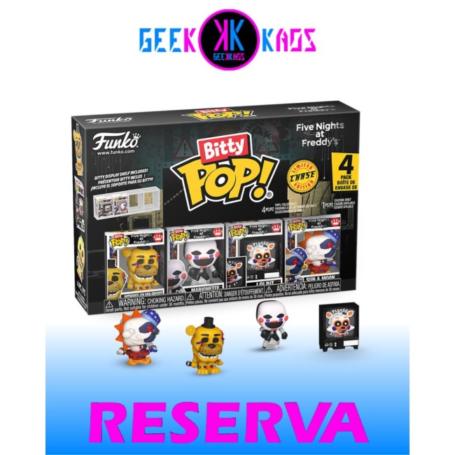 BITTY POP! - FIVE NIGHTS AT FREDDY´S - WHITERED GOLDEN FREDDY