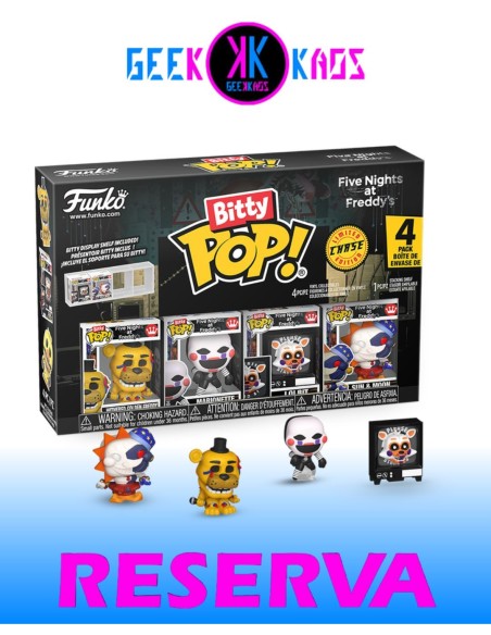 BITTY POP! - FIVE NIGHTS AT FREDDY´S - WHITERED GOLDEN FREDDY