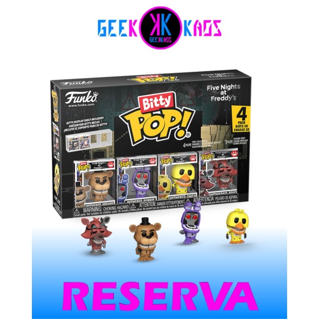 BITTY POP! - FIVE NIGHTS AT FREDDY´S - WHITERED FREDDY