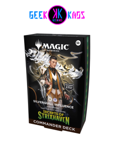 MAGIC: THE GATHERING - SECRETS OF STRIXHAVEN - SILVERQUILL INFLUENCE COMMANDER DECK - INGLES