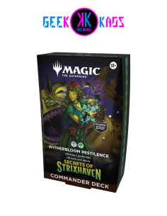 MAGIC: THE GATHERING - SECRETS OF STRIXHAVEN - WHITERBLOOM PESTILENCE COMMANDER DECK - INGLES