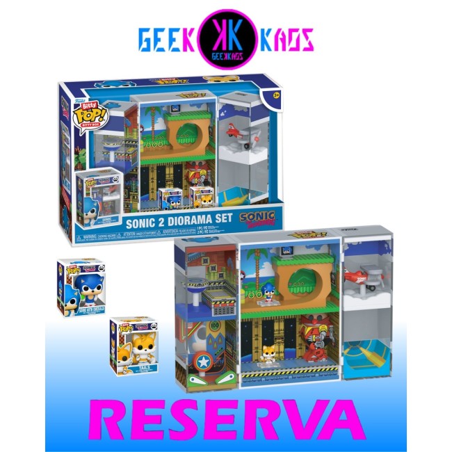 BITTY POP! BITTY BOX - SONIC THE HEDGEHOG - SONIC 2 DIORAMA
