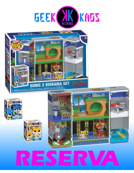 BITTY POP! BITTY BOX - SONIC THE HEDGEHOG - SONIC 2 DIORAMA