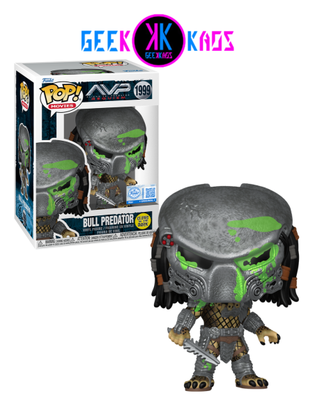 FUNKO POP! - ALIEN VS PREDATOR - BULL PREDATOR 1999 (SE) (GITD)