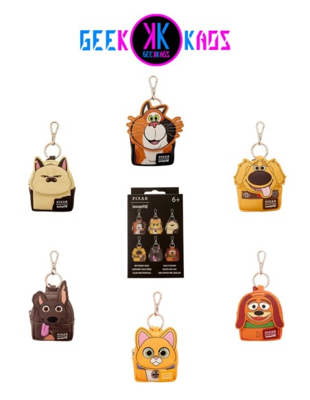 BLIND BOX - PIXAR - MINI MOCHILA LLAVERO MYSTERY - LOUNGEFLY
