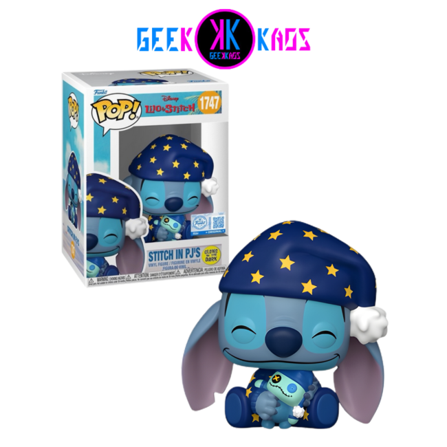 FUNKO POP! - LILO & STITCH - STITCH IN PJ´S 1747 (SE) (GITD)