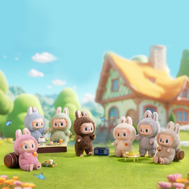 POP MART - THE MONSTERS - EXCITING MACARON SERIES- VINYL FACE BLIND BOX - 17 CM