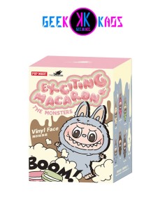 POP MART - THE MONSTERS - EXCITING MACARON SERIES- VINYL FACE BLIND BOX - 17 CM