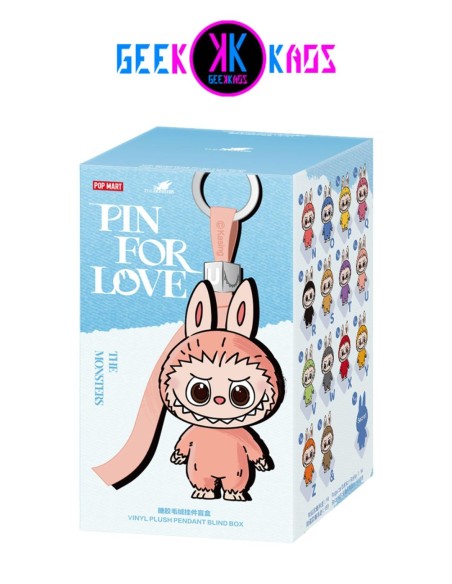 POP MART - THE MONSTERS - PIN FOR LOVE SERIES- VINYL PLUSH PENDANT BLIND BOX (N-Z) - 10.5 CM